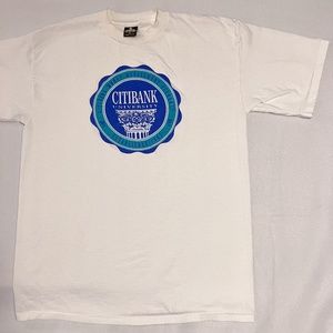 Vintage 1993 H.L. Miller Gold Citibank University Money Management T-shirt